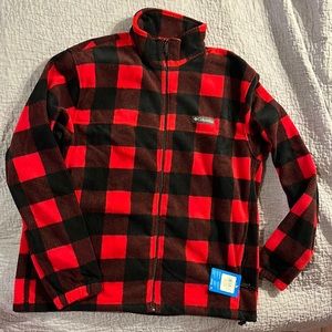 Columbia fleece jackets xl youth (similar to xs adult) and xl adult checkered